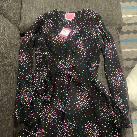 kate spade Dresses Kate Spade Confetti Cheer Smocked Dress Poshmark